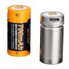 Акумулятор 16340 Fenix 700 UP mAh Li-ion micro usb зарядка - Зображення 3