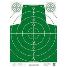 Алебарда мішень паперова №4М зелена