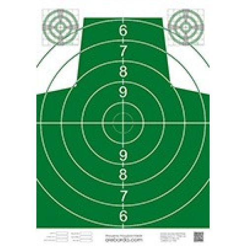 Алебарда мішень паперова №4М зелена