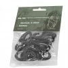 Набір карабінів тактичних Mil-Tec 10шт. Tactical S-hook Black - Зображення 2