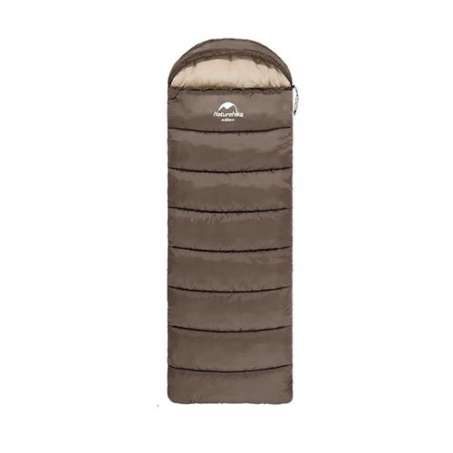 Спальник з капюшоном Naturehike U250 NH20MSD07, (6°C), лівий, коричневий