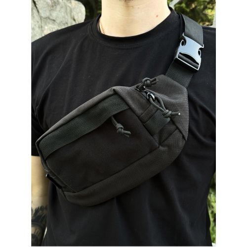Поясна сумка Tirex Waist Bag Black, чорна