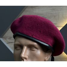 Берет армійський безшовний MIL-TEC Beret бордовий