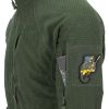 Кофта флісова Helikon-Tex Alpha Tactical Jacket Olive - Зображення 4