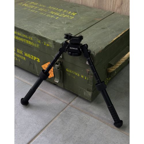 Сошки Konus Bipod-T 12-23 см, кріплення під планки weaver/picatinny